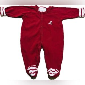 Univ. of Alabama Crimson Onesie with Striped Accents